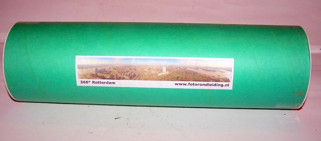Poster 360 graden Rotterdam. Nieuw in koker., Rechthoekig Liggend, Nieuw, Ophalen of Verzenden, A1 t/m A3