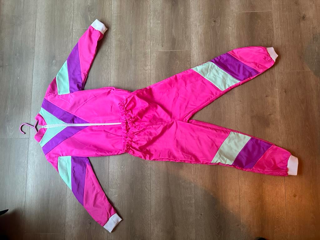 Retro Trainingspak carnaval maat 128, Ophalen of Verzenden, Zo goed als nieuw, 122 t/m 128, Meisje