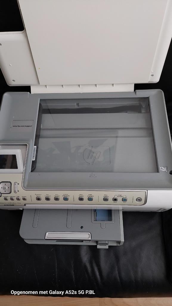 HP Photosmart C5180 All-in-One (Defect) met toebehoren, Ophalen, Draadloos, Kleur printen, Inkjetprinter