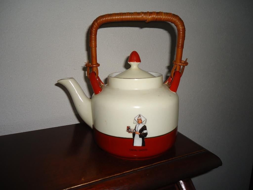 Droste chocolademelk ketel, Gebruikt, Ophalen of Verzenden, Bord(en), Overige stijlen