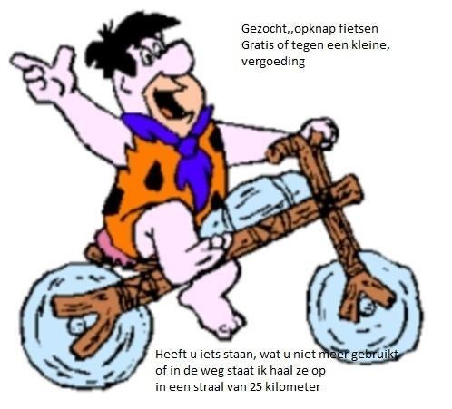 Gezocht oude opknap fietsen gratis, of tegen een kleine verg, Ophalen of Verzenden, Gebruikt, Overige merken
