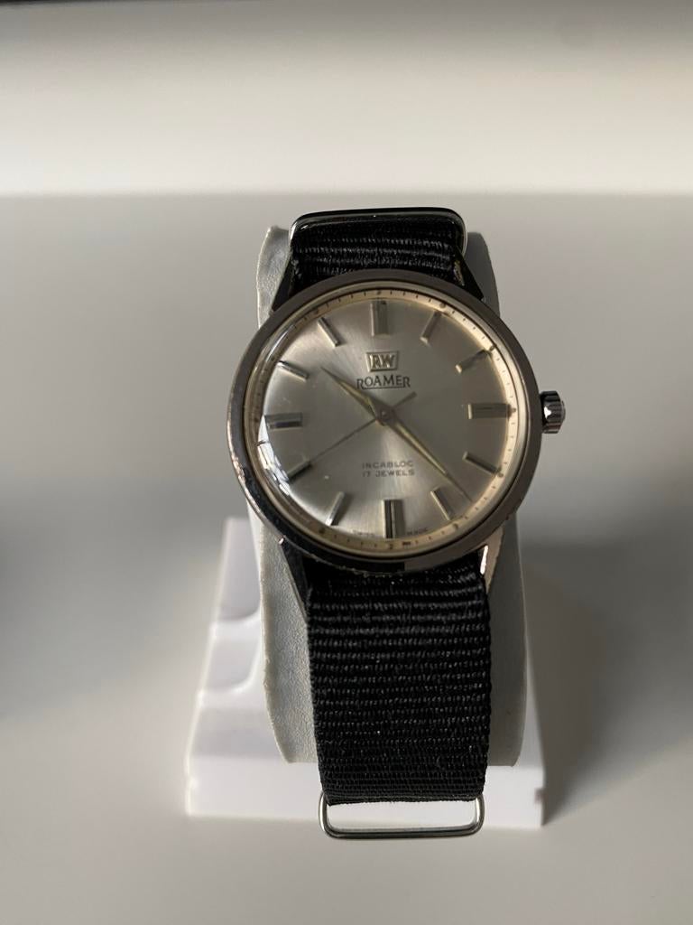 Vintage Roamer Polshorloge met Box - Stijlvol en Tijdloos, Ophalen of Verzenden, Gebruikt