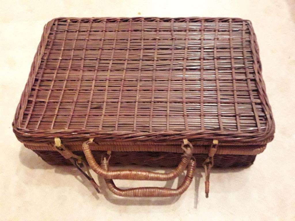 Rieten picknickmandje voor 2 personen, Ophalen of Verzenden, Nieuw