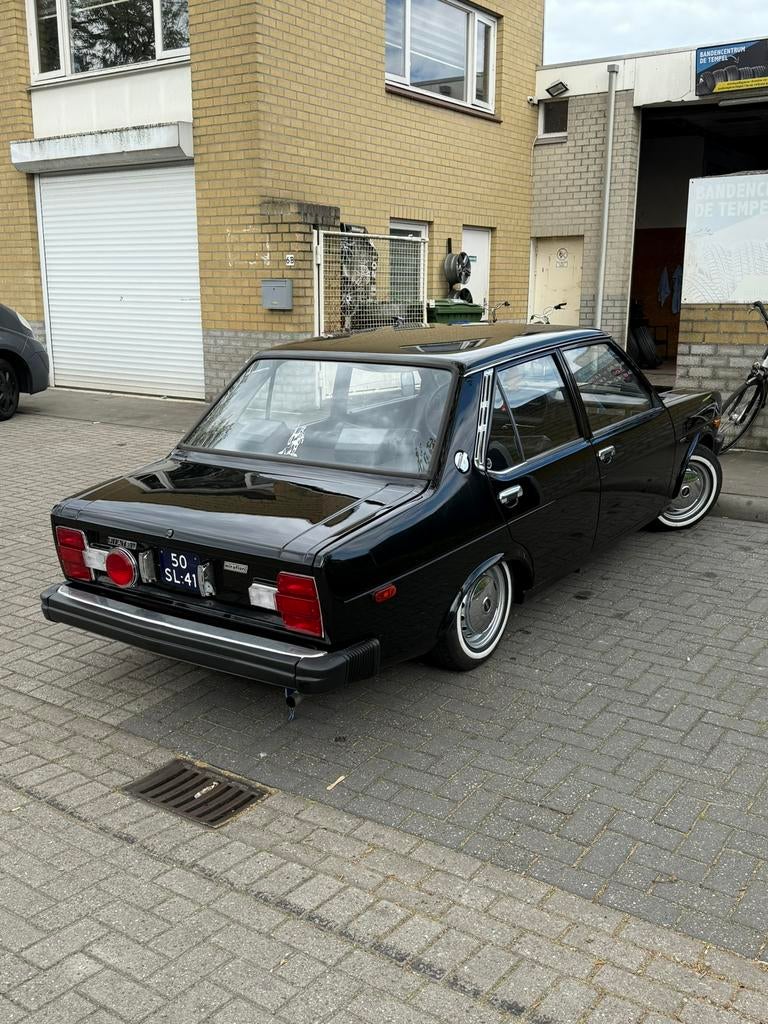 FIAT 131 1.3 MIRAFIORI 1977 APK VRIJ, Achterwielaandrijving, Zwart, Zwart, Handgeschakeld