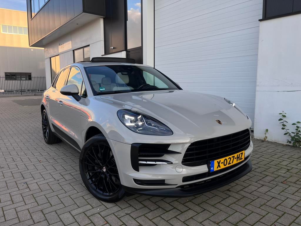Porsche Macan S 3.0 V6 Crayon Espresso/AgateGrey leder, Auto's, Porsche, Bedrijf, Macan, Benzine, SUV of Terreinwagen, Automaat