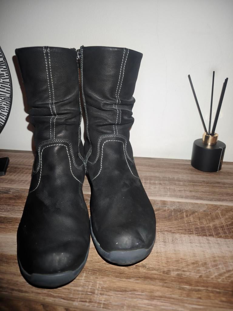 Wolky enkellaars maat 43, Kleding | Dames, Schoenen, Ophalen of Verzenden, Zo goed als nieuw, Zwart