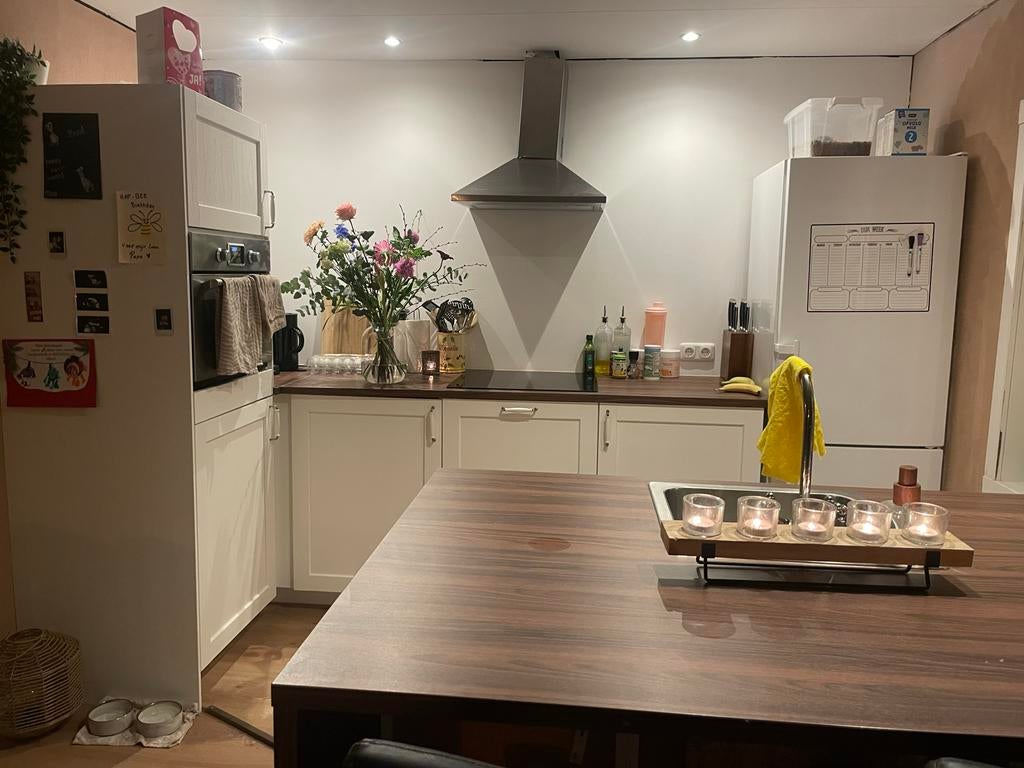 Keuken, Gebruikt, Wit, Hoekkeuken, Ophalen of Verzenden