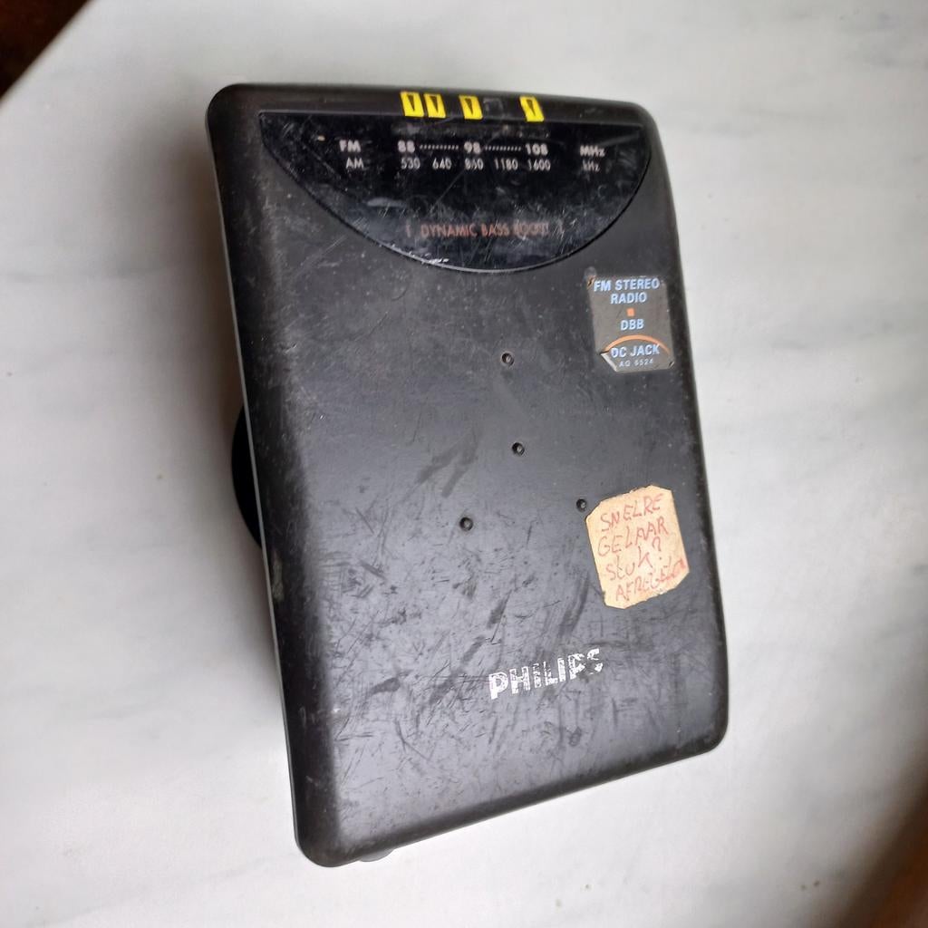 Vintage Philips Radio - Draagbaar en Functioneel, Ophalen of Verzenden, Gebruikt, Radio