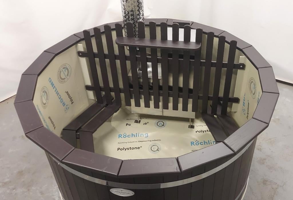 Hot tub Houtgestookt 180 cm, Verzenden, Nieuw