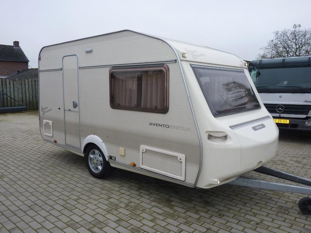 Avento Avance Esclusivo 395 TLH + Voortent + Luifel, Treinzit, 750 - 1000 kg, Tot 4 meter, 2 aparte bedden