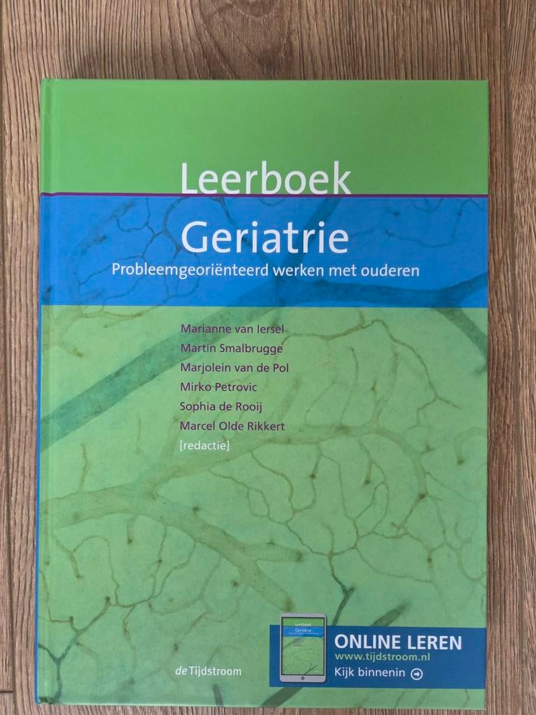 Leerboek Geriatrie - Probleemgeoriënteerd werken, Boeken, Studieboeken en Cursussen, Zo goed als nieuw, Marianne van Iersel, et al.