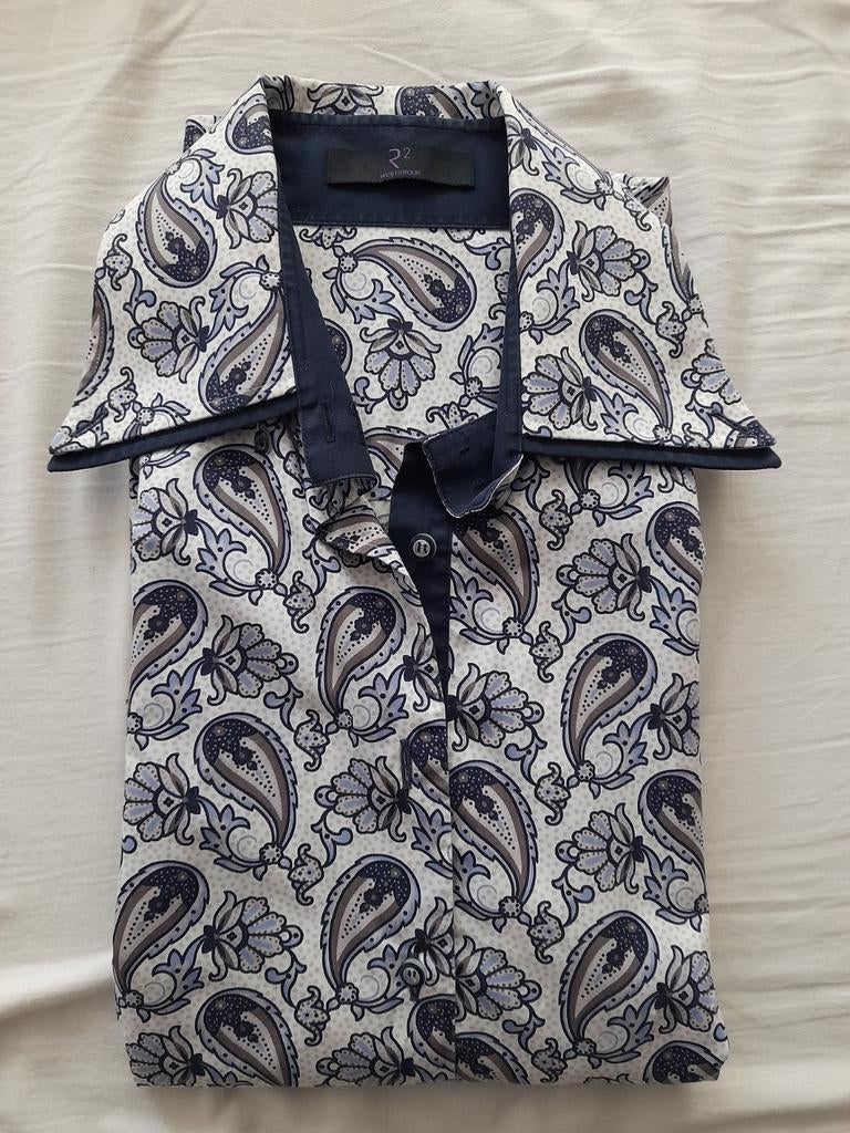 Nieuwe R2 Westbrook blouse, in maat 46., R2 Westbrook, Blauw, Maat 46/48 (XL) of groter, Nieuw