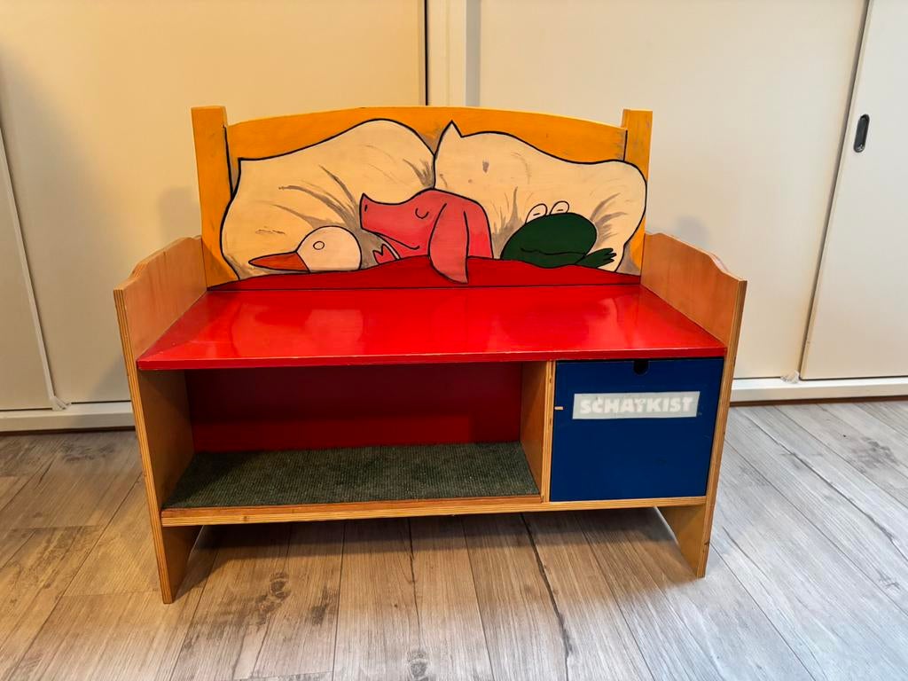 Kinderbankje Kikker & Vriendjes, Kinderen en Baby's, Ophalen, Gebruikt, Overige typen