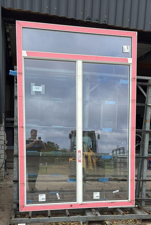 (125) Nieuwe aluminium balkondeur draai kiep incl glas, Ophalen, Raamkozijn, 150 tot 225 cm, Inclusief glas