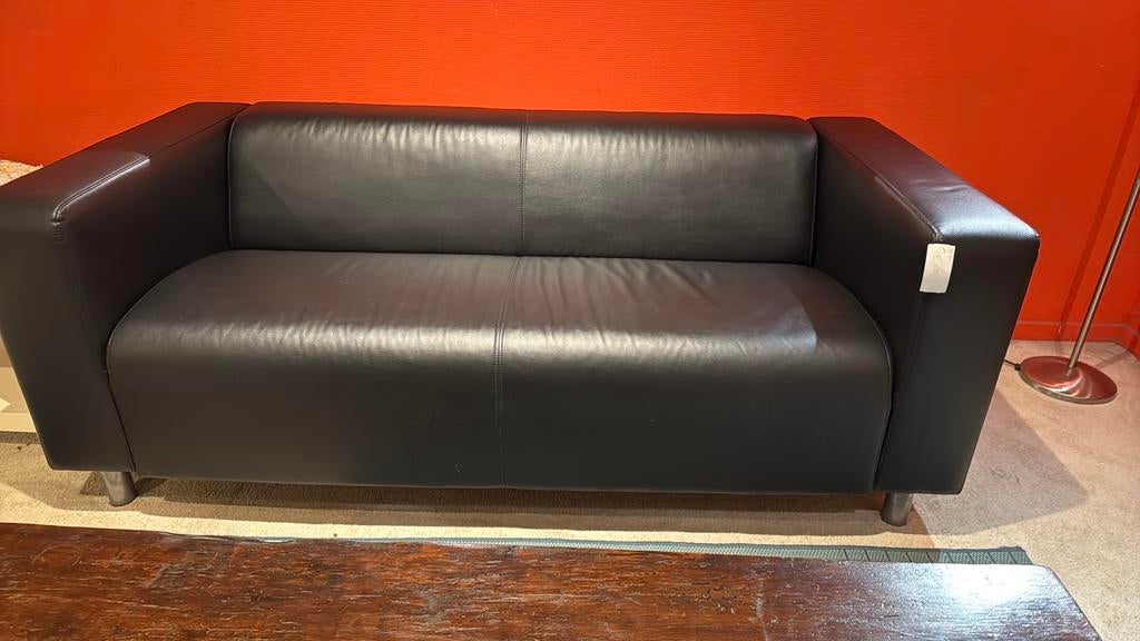 Mooie leren 2,5 zitsbank, Gebruikt, ., 150 tot 200 cm, Tweepersoons