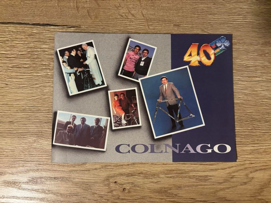 Colnago 40th Anniversary Boekje, Ophalen of Verzenden, Gelezen, Algemeen