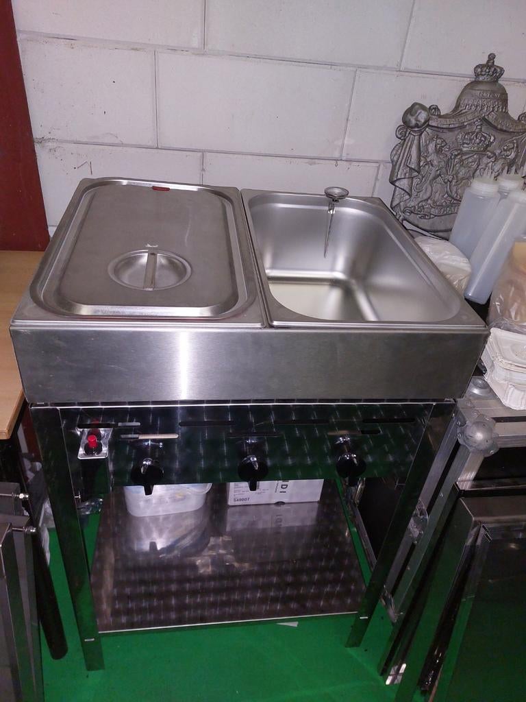 Frituur 40 Liter op gas 2x 16L/30L/ voor 50L/60L oliebollen, Ophalen, Vis