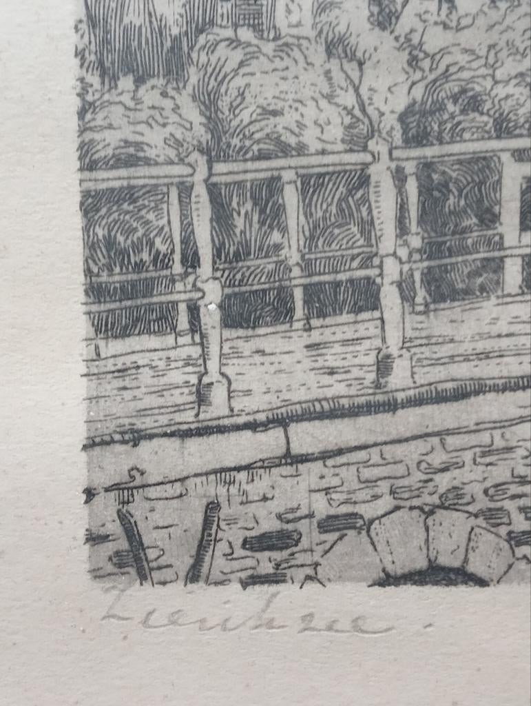 Marius Janssen Ets Kerk Zierikzee, Antiek en Kunst, Ophalen of Verzenden