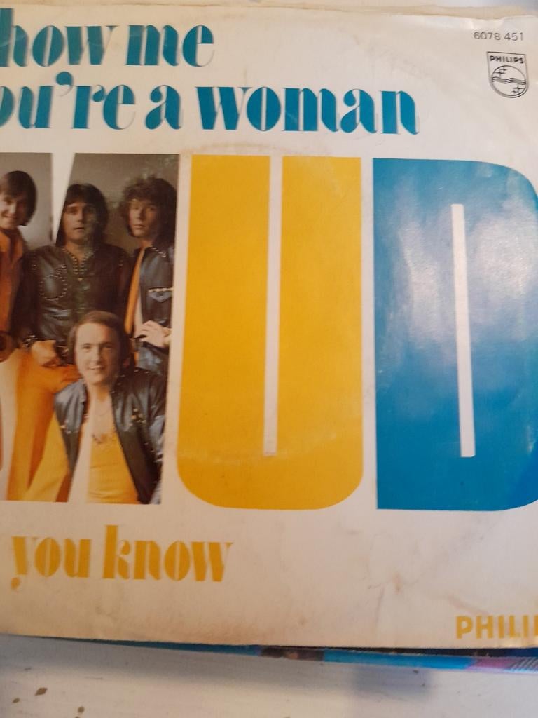 Mud 7 inch show me you,re a woman, Ophalen of Verzenden, Zo goed als nieuw, Pop