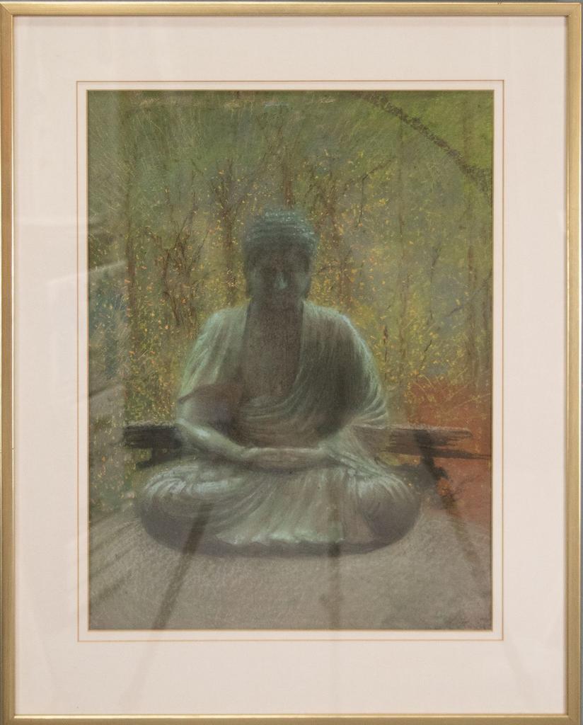 HEINEKEN, MARIE (1844-1930) Boeddha, pastel, Antiek en Kunst, Ophalen