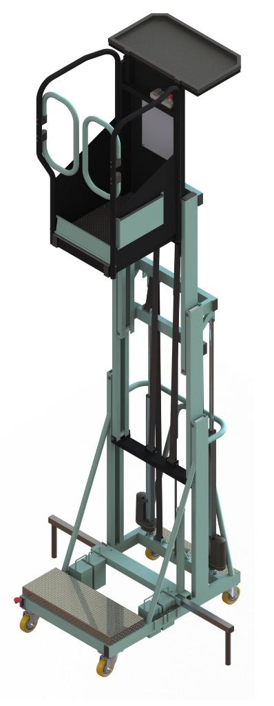 Alternatief voor Trappen en Ladder Compacte hoogwerker Carry, Ophalen of Verzenden, Nieuw, Trap, 4 meter of meer