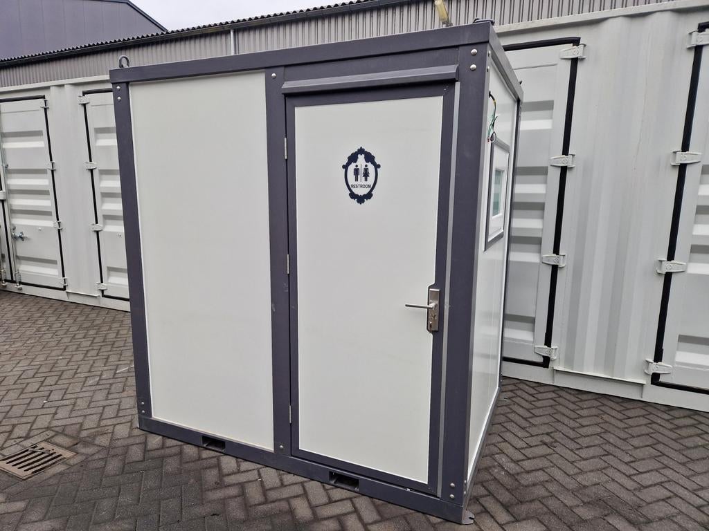 Sanitair unit/ mobiele badkamer, Ophalen
