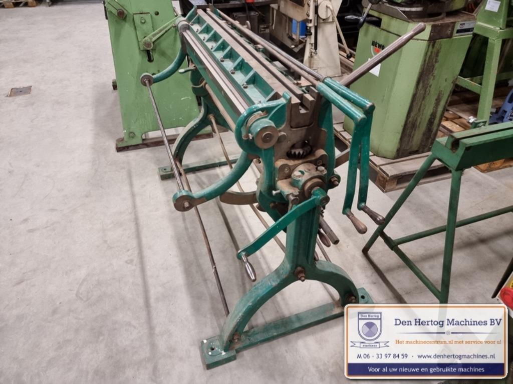 Zetbank kraalmachine wals combinatiebank kantelbank 1m, Ophalen of Verzenden, Gebruikt