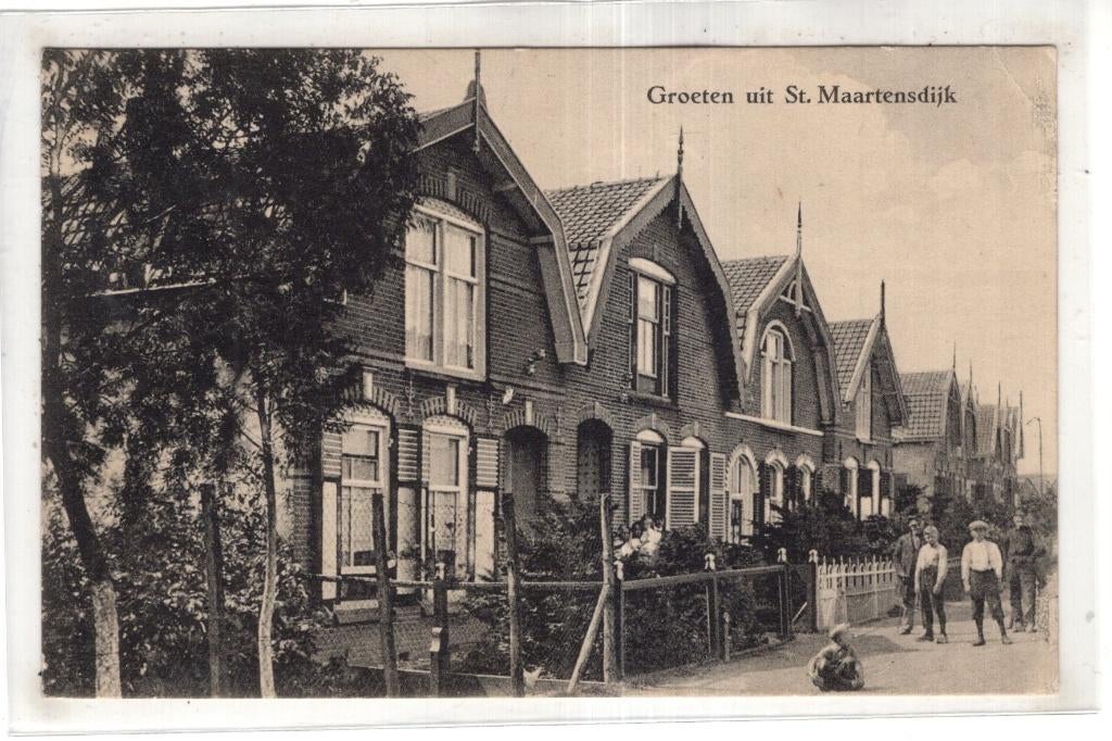 Sint Maartensdijk  dorp Zeeland MOOI, Verzenden, Voor 1920, Ongelopen, Zeeland