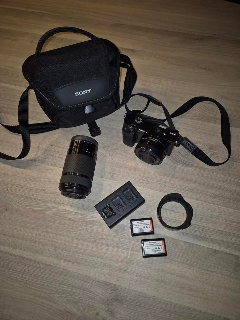 Sony A6000 met accessoires., Audio, Tv en Foto, Fotocamera's Digitaal, Ophalen, Gebruikt, Sony