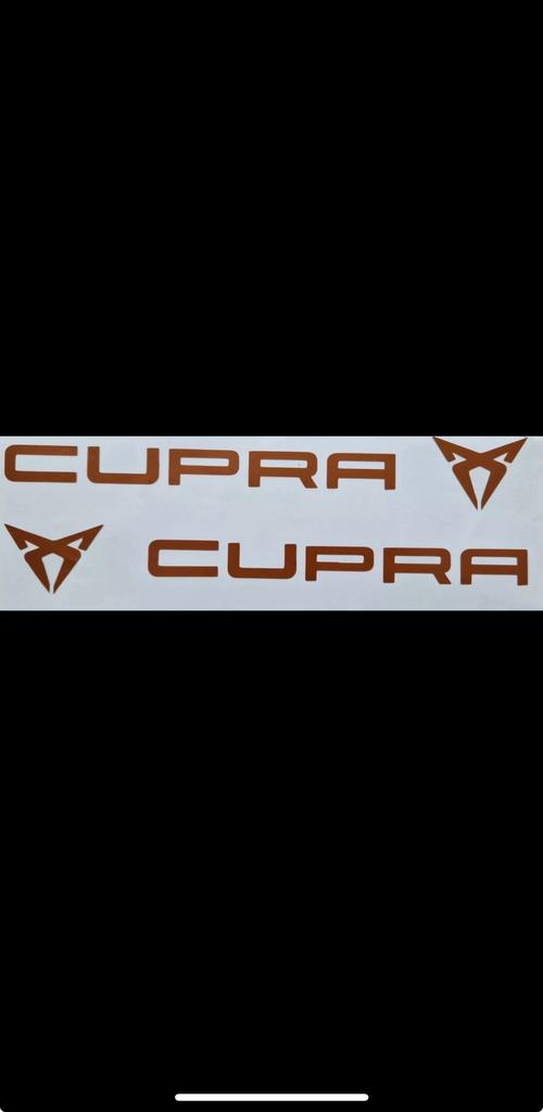 Cupra Logo Stickers - 2 Stuks, Auto diversen, Autostickers, Verzenden