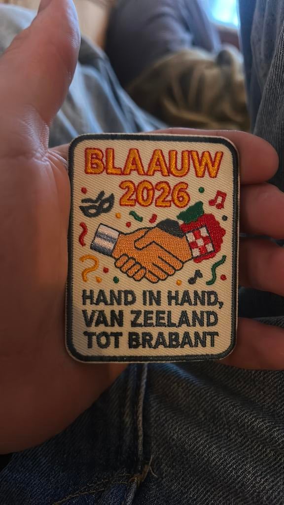 Zeldzaam politie embleem, Ophalen of Verzenden, Zo goed als nieuw, Carnaval