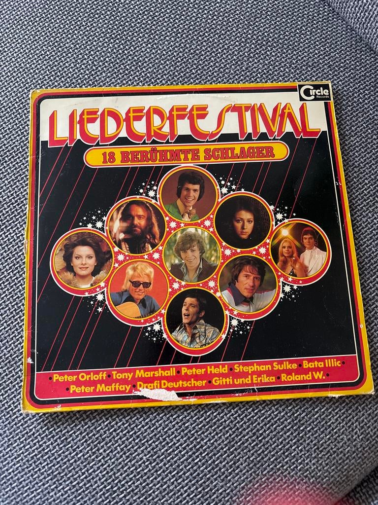 LP liederfestival schlagers, Ophalen of Verzenden, Gebruikt