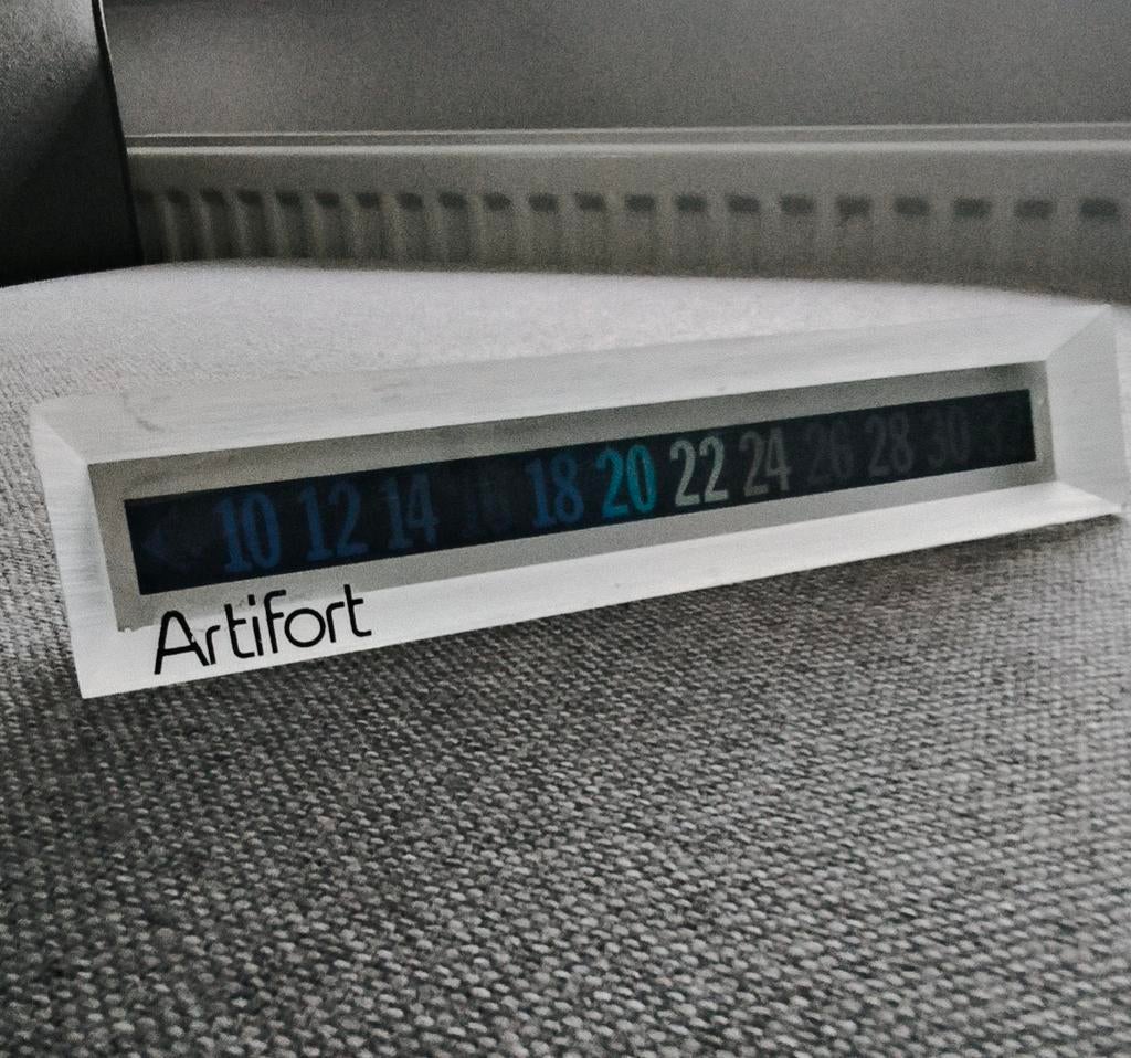 Vintage Artifort Liquid Crystal Thermometer - Jaren '70/'80, Ophalen, Gebruikt, Binnenthermometer