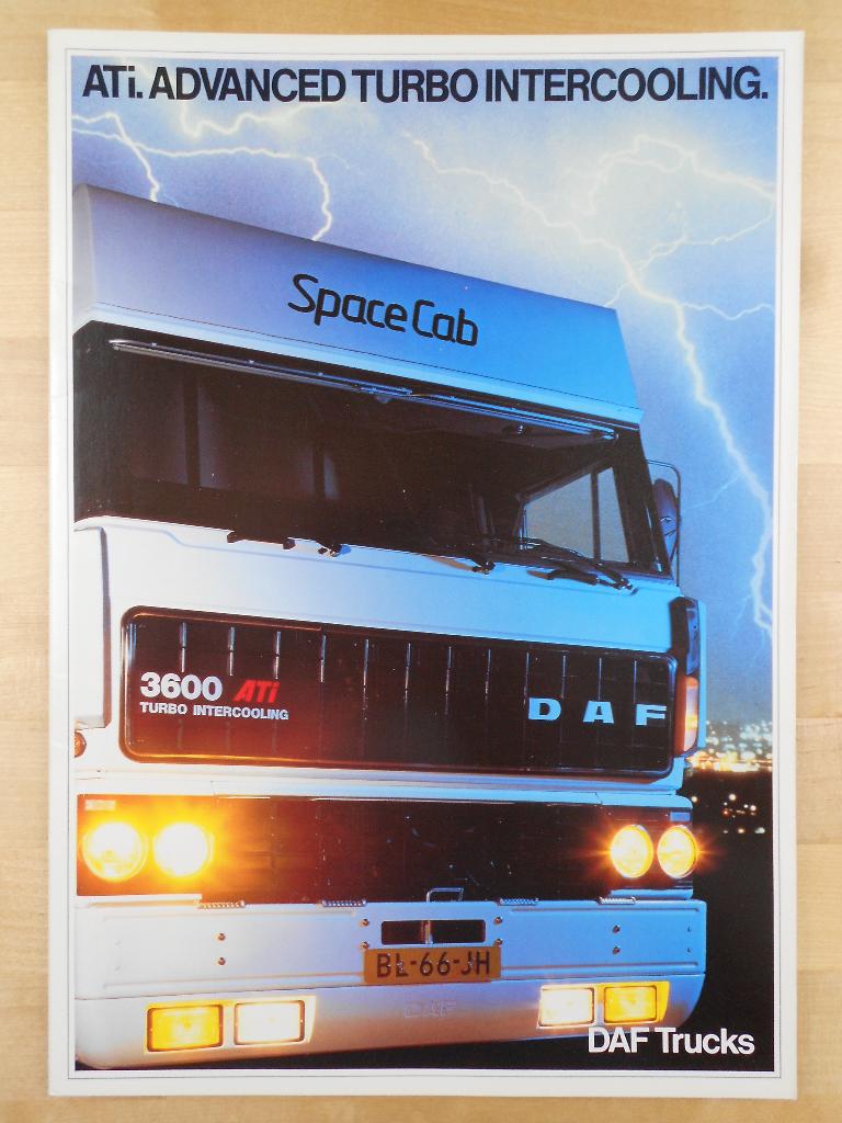 DAF ATi Brochure ca 1985 – NL - 3600 3300 2800, Boeken, Auto's | Folders en Tijdschriften, Zo goed als nieuw, Overige merken, Ophalen of Verzenden