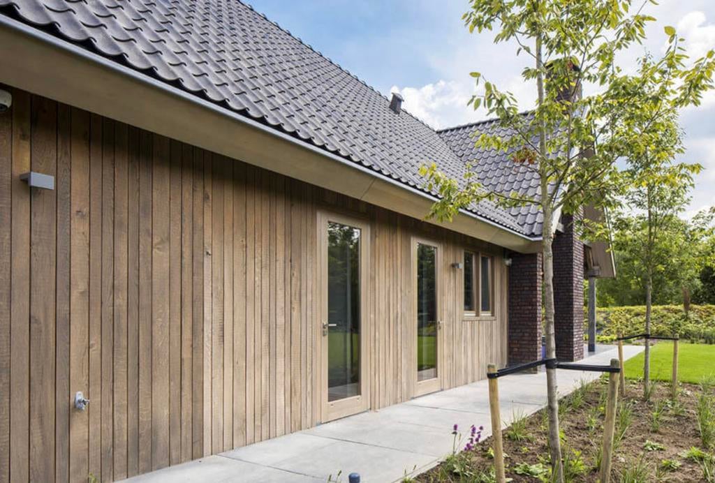 Fraké Gevelbekleding thermisch gemodificeerd., Doe-het-zelf en Verbouw, Hout en Planken, Nieuw, Overige houtsoorten, 300 cm of meer