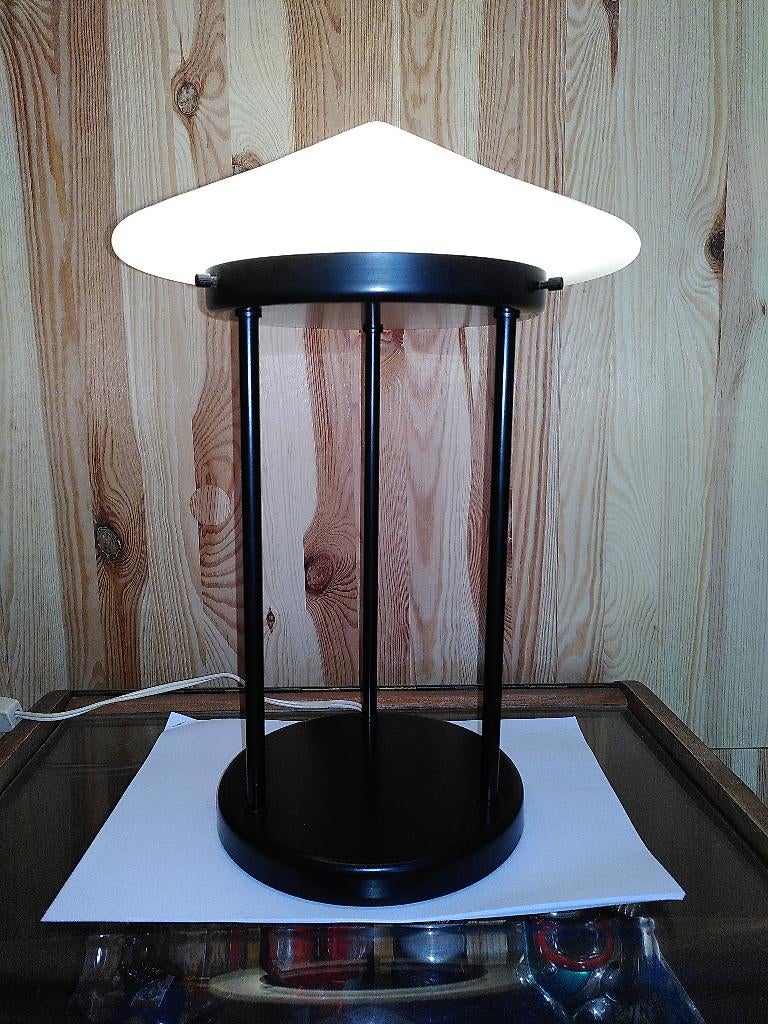Vintage tafellamp Hala, Gebruikt, Ophalen of Verzenden, Eighties, Glas