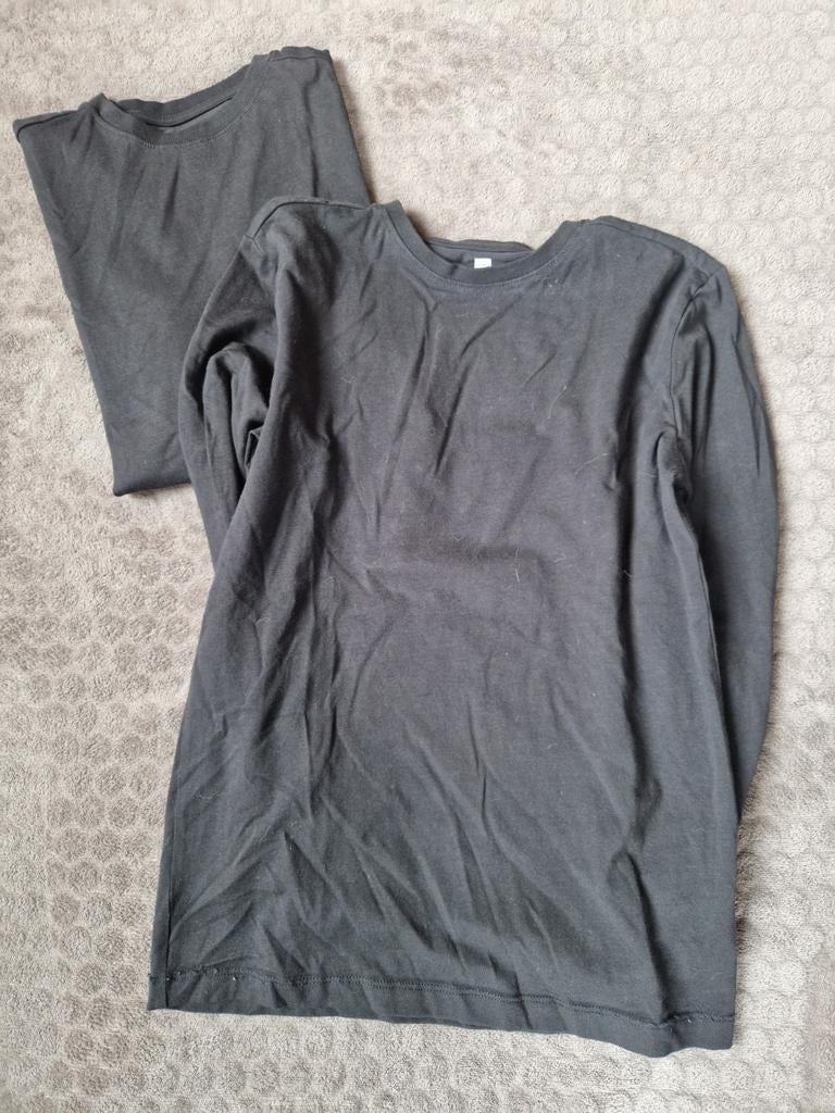 2 zwarte HEMA longsleeves, Jongen of Meisje, Nieuw, Ophalen of Verzenden, Shirt of Longsleeve