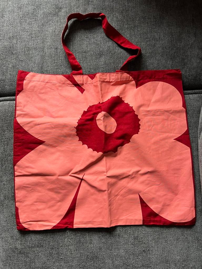 Marimekko 60th anniversary katoenen tas, Sieraden, Tassen en Uiterlijk, Ophalen of Verzenden, Zo goed als nieuw, Shopper