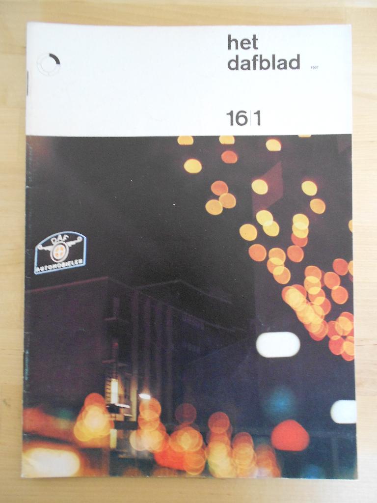DAF DAFblad tijdschrift 1967 nummer 1 – Kikker 2600 DO, Ophalen of Verzenden, Zo goed als nieuw, Overige merken, DAF