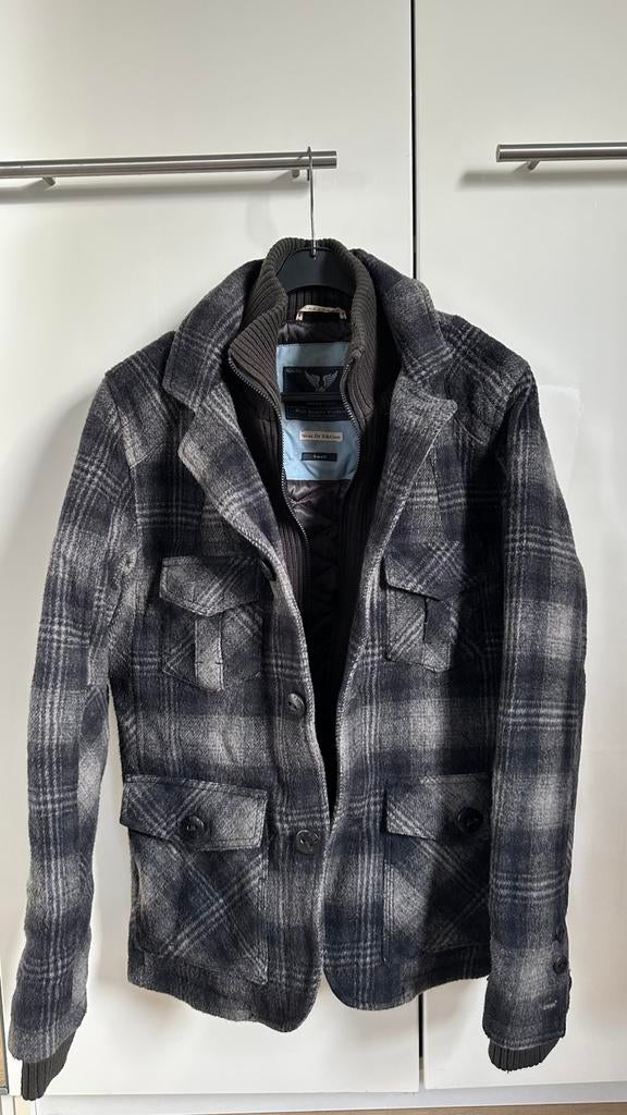 PME Jeans heren jas, winter, maat S, Ophalen, Zo goed als nieuw, Maat 46 (S) of kleiner, Grijs