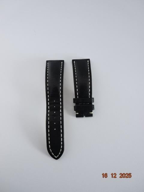 Leren  horlogebandje voor Breitling, maat 24–20 mm., Overige materialen, Leer, Breitling, Polshorloge