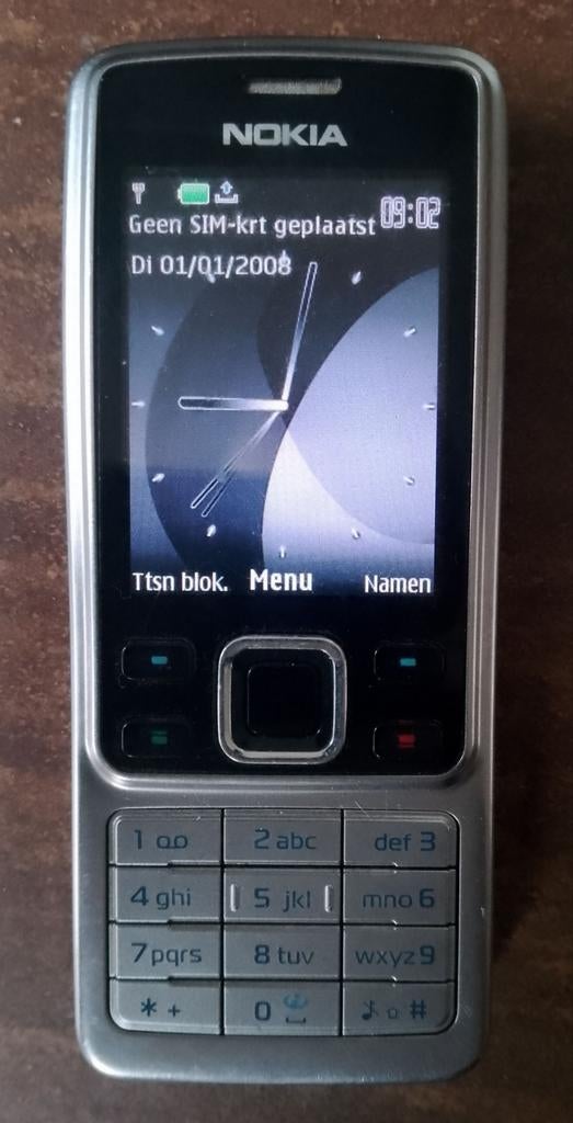Nokia 6300 zilver - met oplader, Telecommunicatie, Mobiele telefoons | Nokia, Ophalen of Verzenden, Zilver