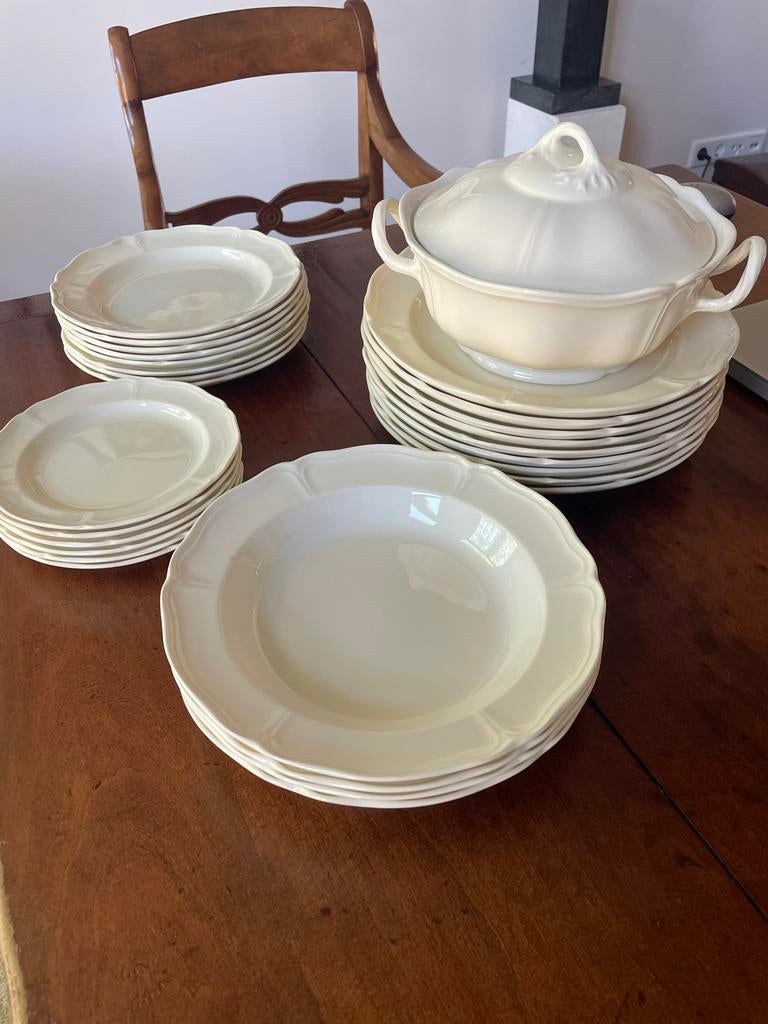 Wedgwood Queen's Plain -  Queen’s  Ware, Ophalen, Gebruikt, Wedgwood, Porselein