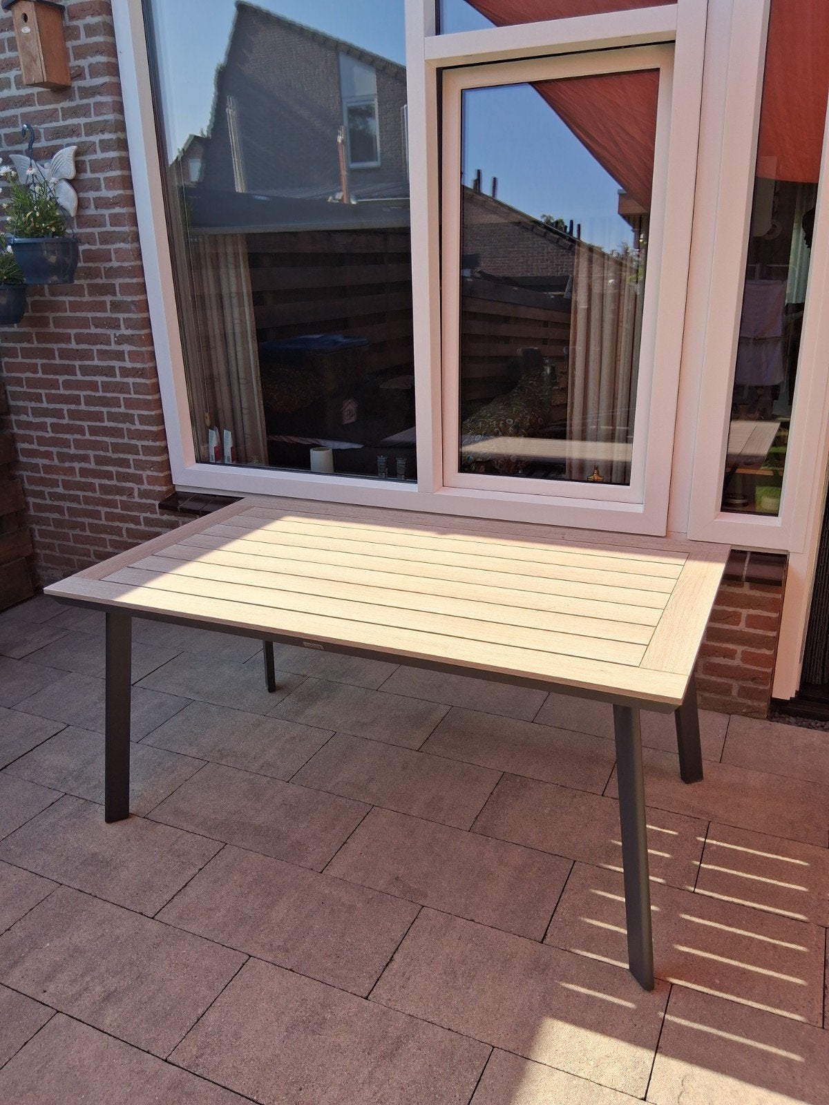 garden impressions tuintafel, Tuin en Terras, Ophalen, Zo goed als nieuw, Rechthoekig, Aluminium