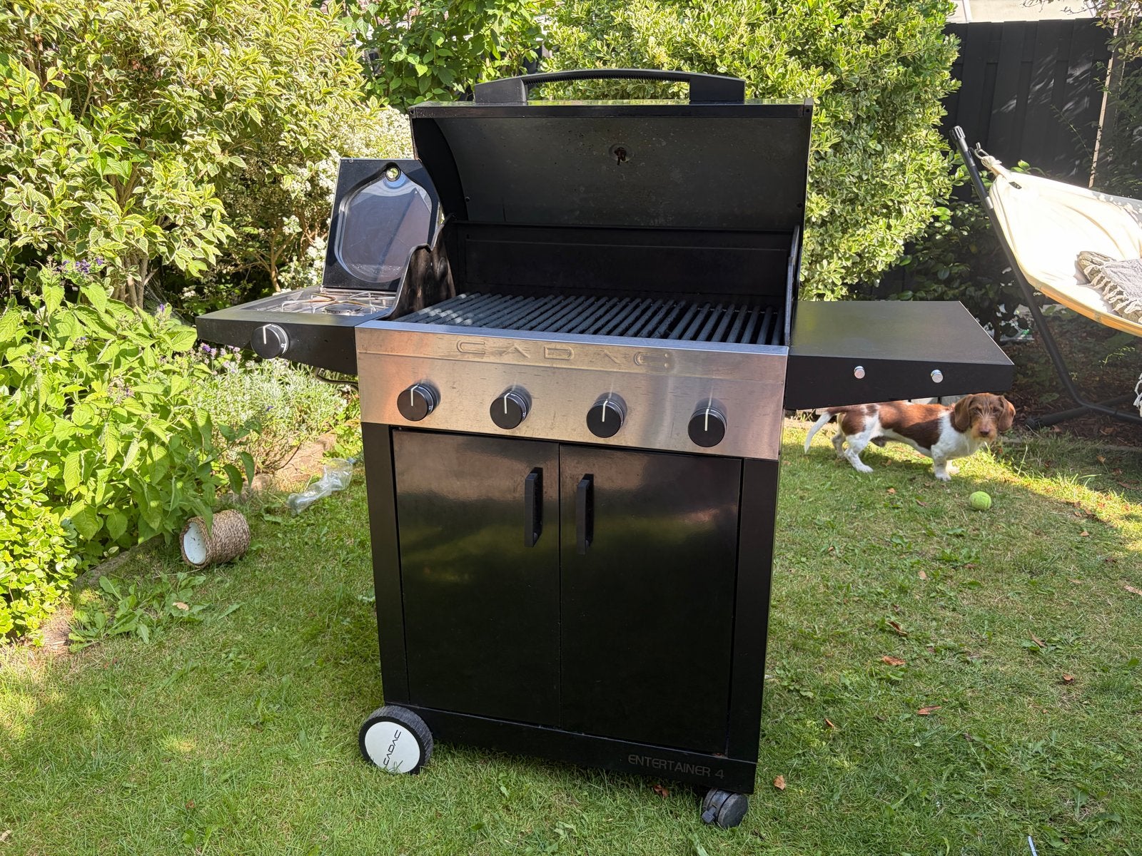 Cadac Entertainer 4 Gasbarbecue bbq met zijbrander, Ophalen, Gebruikt