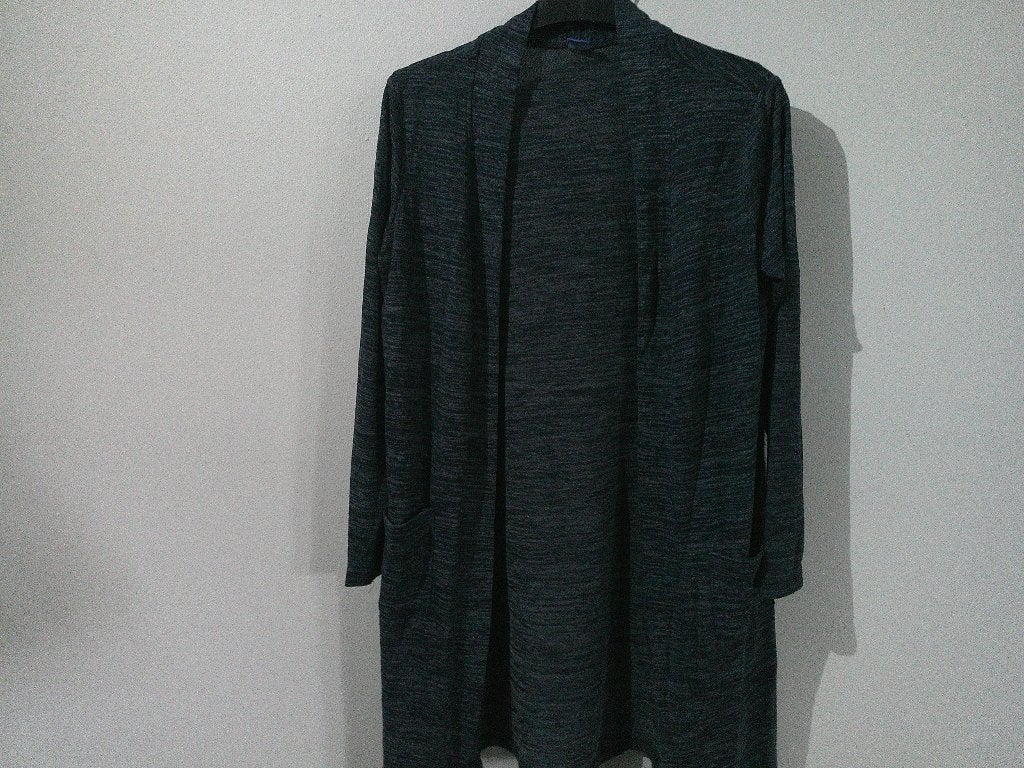 Blauwe print kleurig lang Vest, Kleding | Dames, Ophalen of Verzenden, Nieuw, Maat 38/40 (M), Blauw