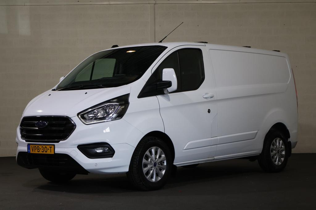 Ford Transit Custom 2.0 TDCI 130pk L1 H1 Limited Automaat, Auto's, Bestelauto's, Stof, Euro 6, 4 cilinders, 1991 kg