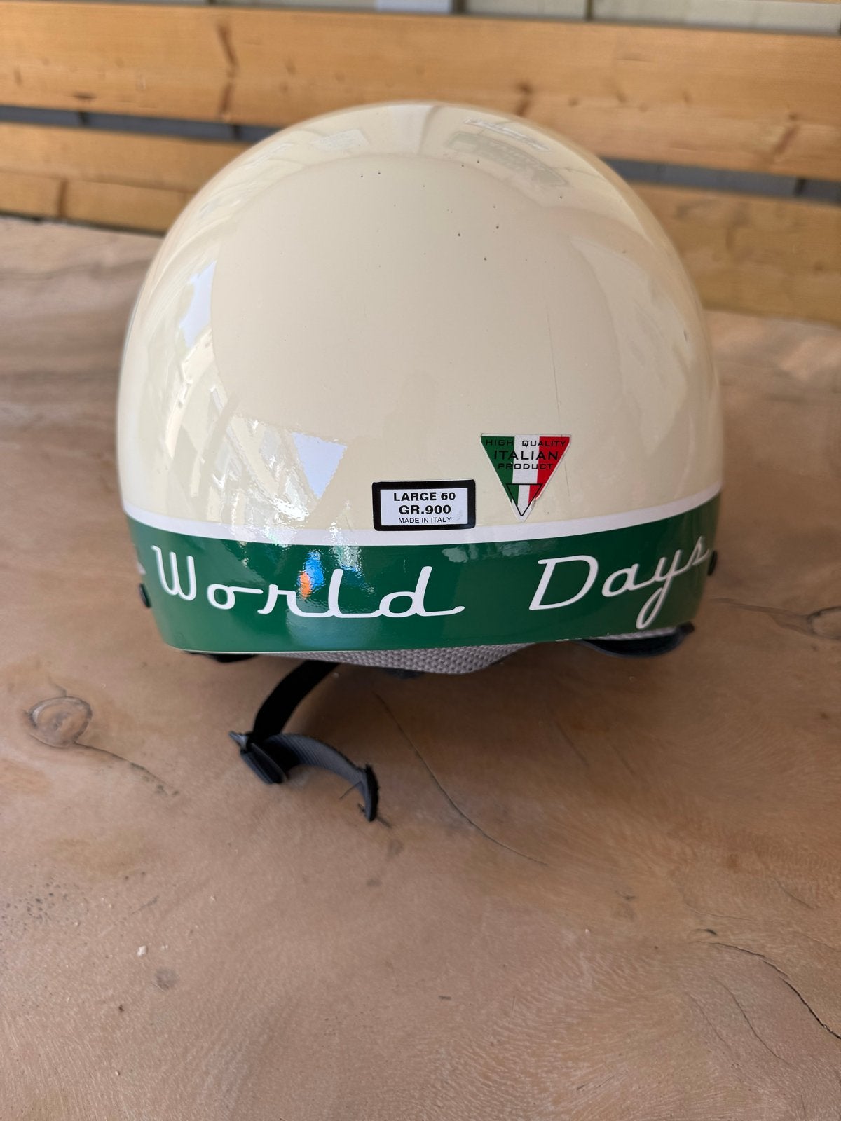 Vespa World Club Helm - Maat Large (60), Fietsen en Brommers, Brommerhelmen, Ophalen of Verzenden, Zo goed als nieuw, Large