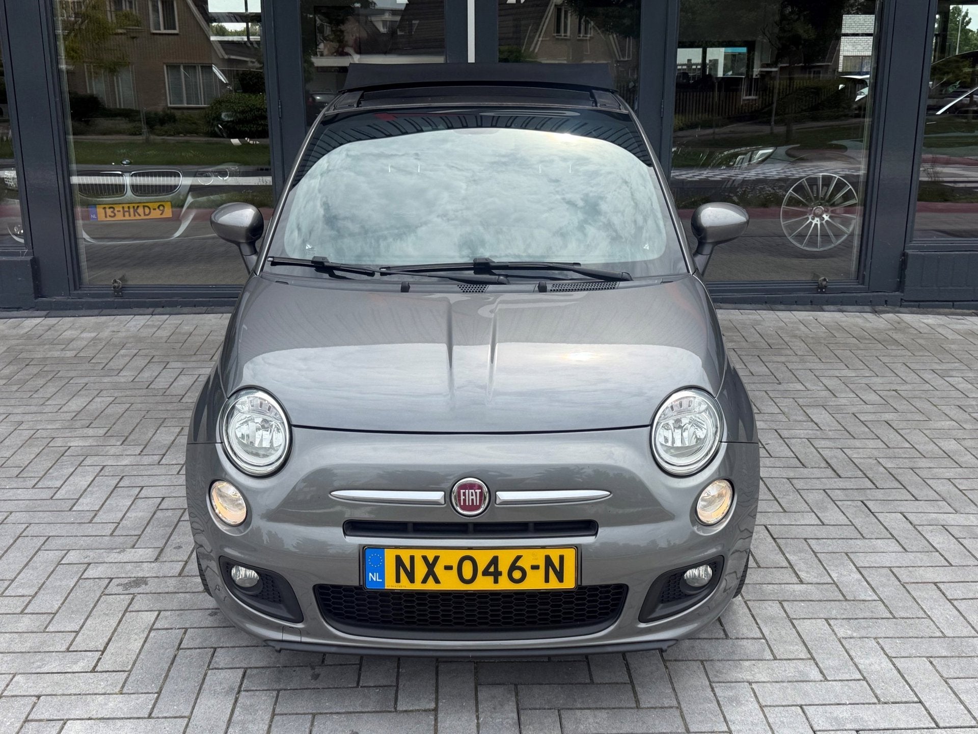 Fiat 500 C 1.2 Rock Sport Leder Alcantara Airco Pdc Cabrio, Voorwielaandrijving, Euro 5, Gebruikt, 4 cilinders