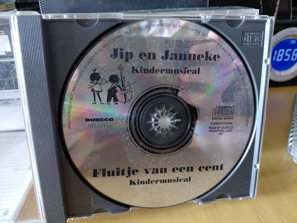 Jip en janneke - fluitje van een cent, Cd's en Dvd's, Cd's | Kinderen en Jeugd, Ophalen of Verzenden, Gebruikt